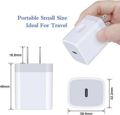 20W Samsung S26 Type C Wall Charger Fast Charging Block for Galaxy A17 A56 A16 A36 S26 Ultra S25 S24 A15 A55 A14, PD 3.0 Wall Charger USB C Box Adapter for Iphone 17 16E 16 15 Pro Max Pixel 10A 9 Pro