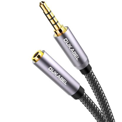 Headphone Extension Cable, 3.5Mm Male to Female Stereo Audio Cable Lossless Audio Sound Premium Audio Cord Extension Cable Gold Plated Jack & Strong Nylon Braided - Top Series (4Ft/1.2M)